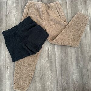 SKIMS Cozy Short & Teddy Jogger Combo